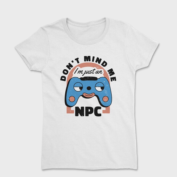 Gamer Retro Cartoon Npc, Women's T-Shirt