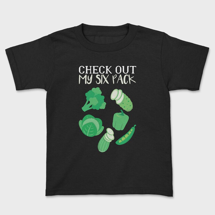 Greens Six Pack, Kids' T-Shirt