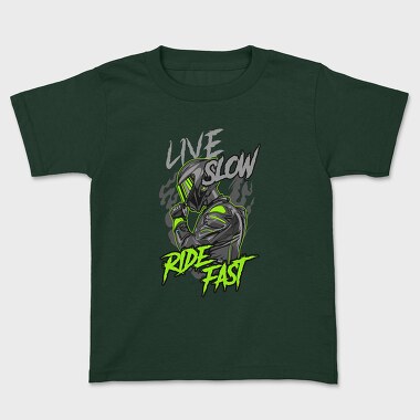 ride fast, Kids' T-Shirt