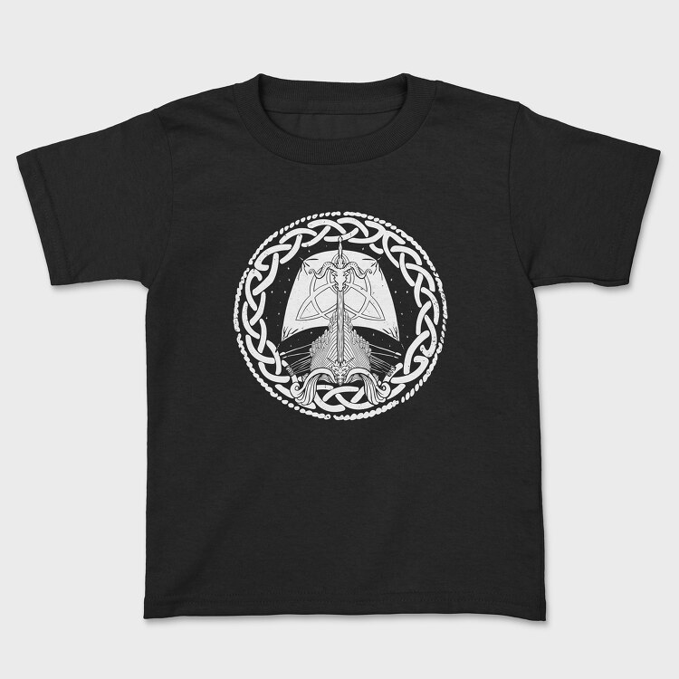 Ship Vikings, Kids' T-Shirt