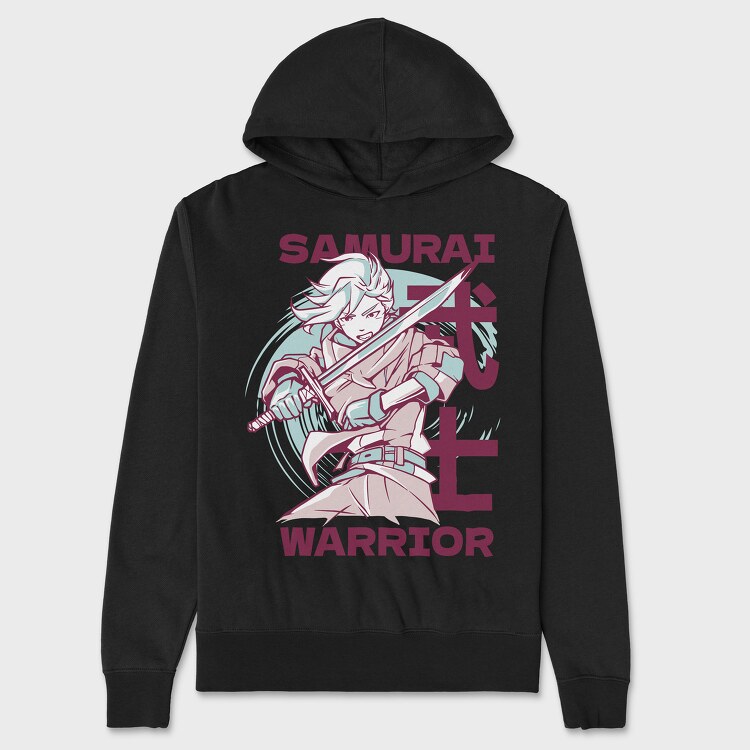 Anime Samurai Warrior, Унисекс Мъжко Суичър