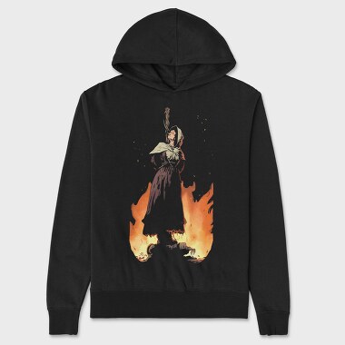 Smoking Witch, Unisex Men's Hoodie