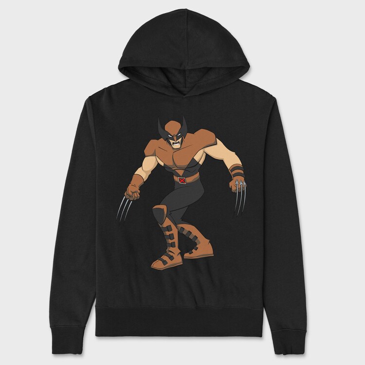 Cartoon Retro X Men 4, Unisex Men's Hoodie