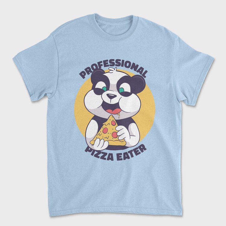 Panda Pizza, Unisex Men's T-Shirt