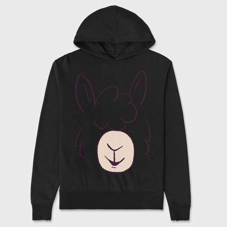 Llama Face, Унисекс Мъжко Суичър