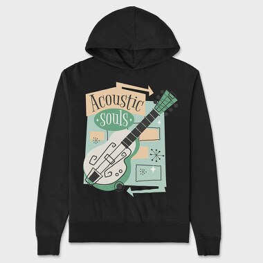 Acoustic Souls, Unisex Men's Hoodie