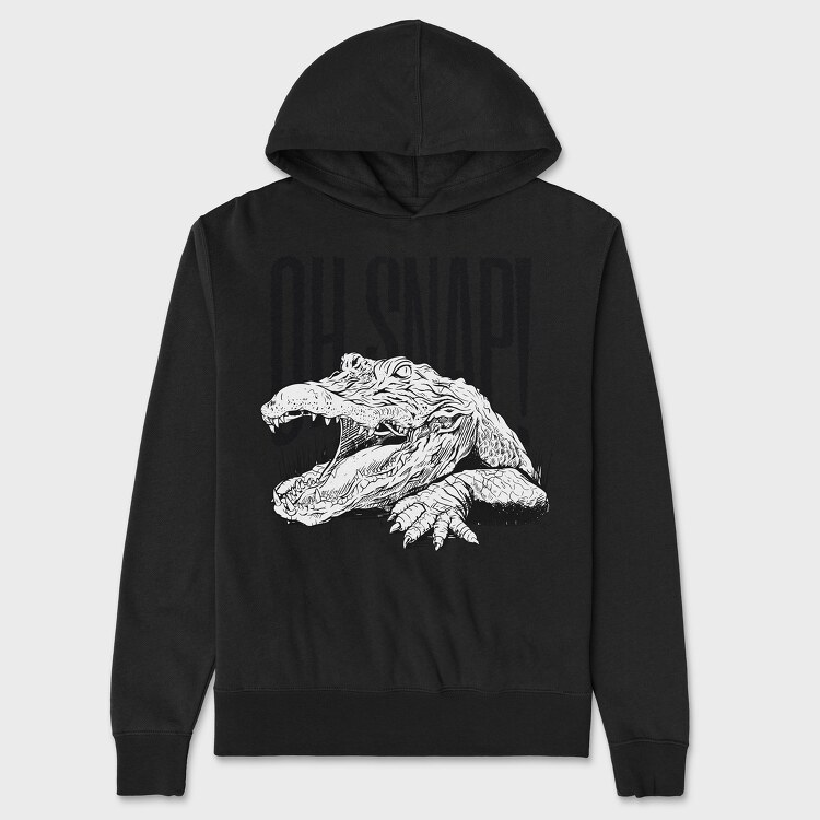 Aligator Oh Snap, Unisex Men's Hoodie