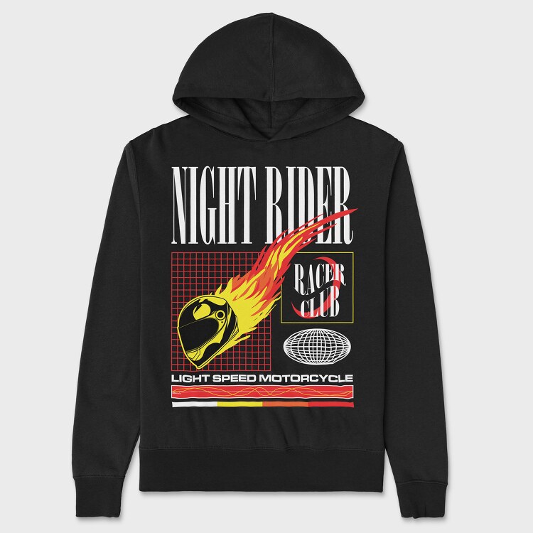 Night Rider 1, Унисекс Мъжко Суичър
