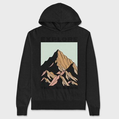 Explore the Unknown, Unisex Men's Hoodie