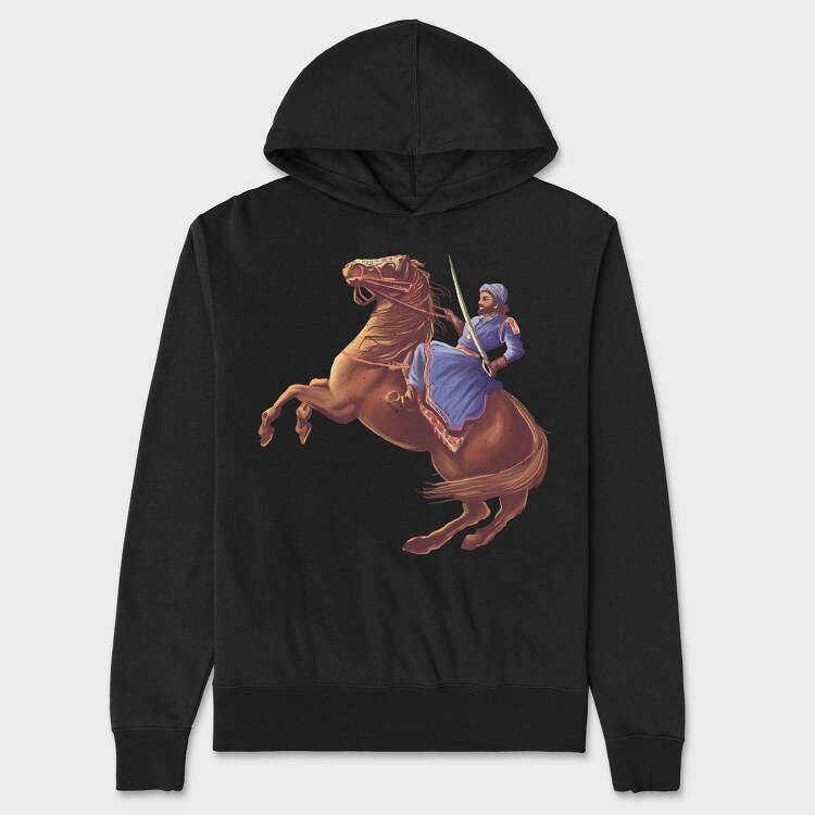 King and Horse Painting, Унисекс Мъжко Суичър