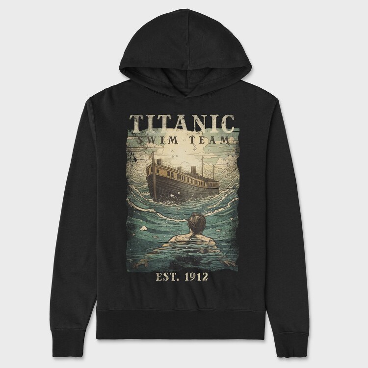Titanic Swim Team, Унисекс Мъжко Суичър