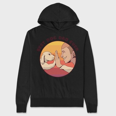 Best Dog Dad Ever, Unisex Men's Hoodie
