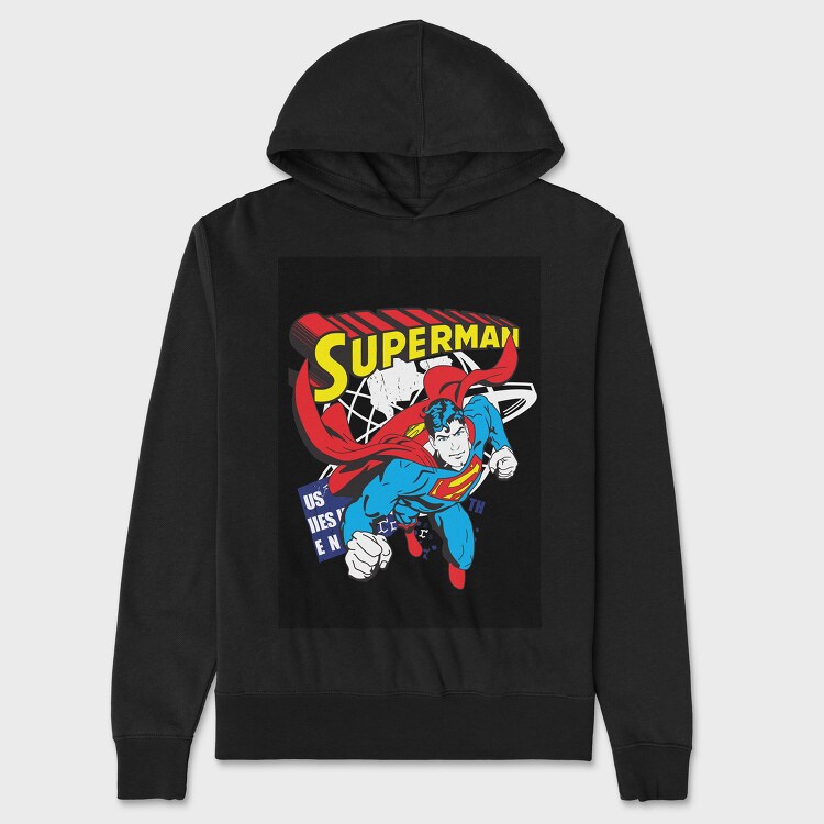 Superman 4, Unisex Men's Hoodie