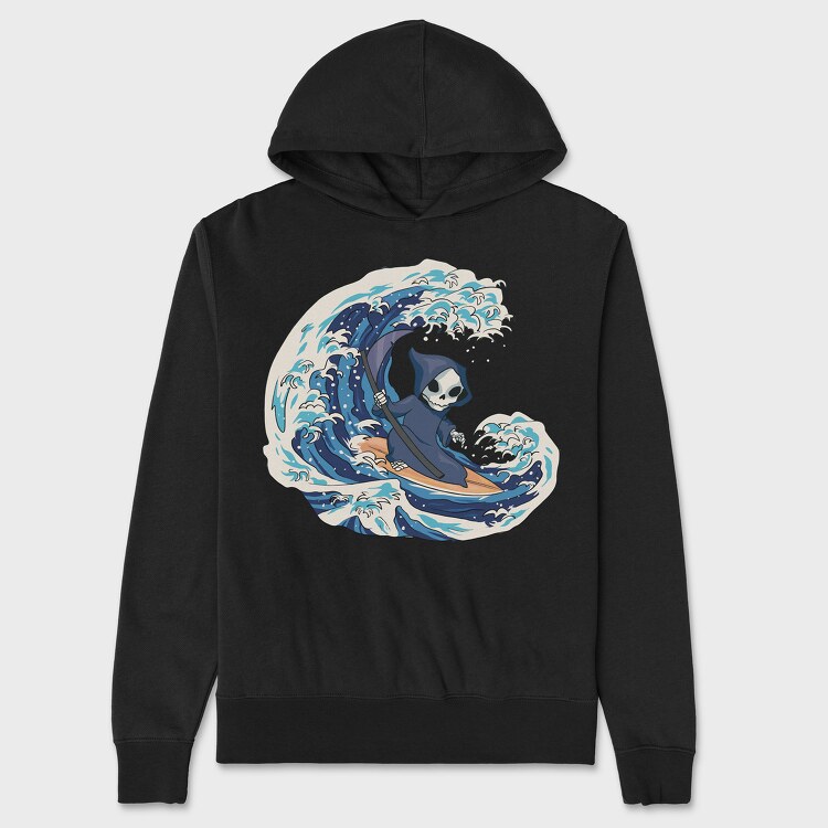 Grim Reaper Surfing, Унисекс Мъжко Суичър