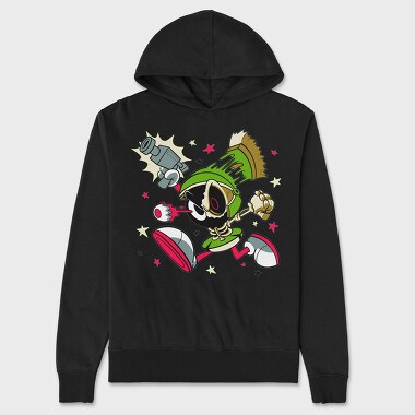 Crazy Marvin the Martain, Unisex Men's Hoodie