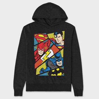 Superman Batman, Unisex Men's Hoodie