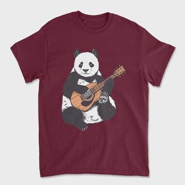 Guitar Panda, Unisex Men's T-Shirt