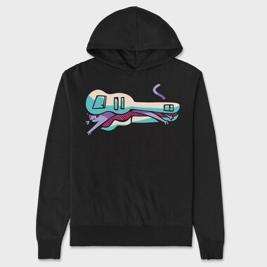 Kittar, Unisex Men's Hoodie