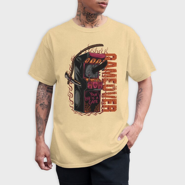 Cuphead 8, Унисекс Мъжка Тениска