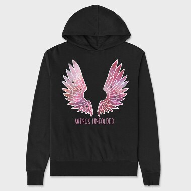 Galaxy Wings, Unisex Men's Hoodie