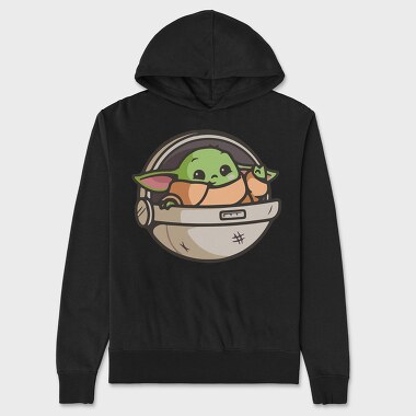 Baby Yoda 7, Unisex Men's Hoodie