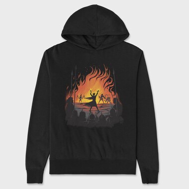 Wizard Fire Wall, Unisex Men's Hoodie