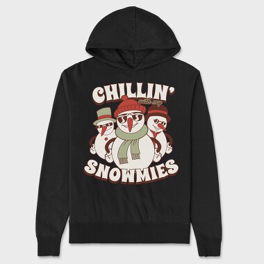 Chillin Snowmies, Unisex Men's Hoodie
