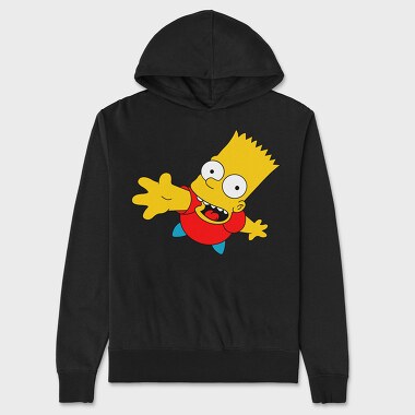 Bart Simpson 01, Unisex Men's Hoodie