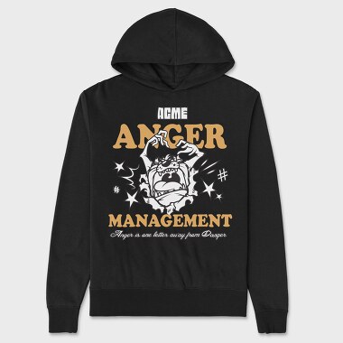 Tasmanian Devil Anger, Unisex Men's Hoodie