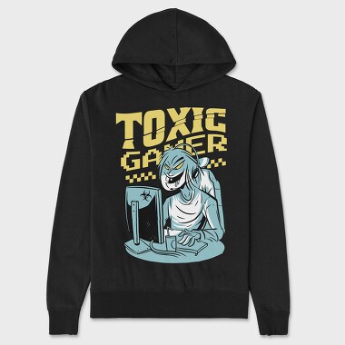 Toxic Gamer, Unisex Men's Hoodie