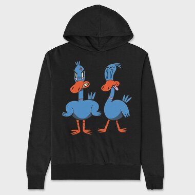 Two Ducks, Unisex Men's Hoodie