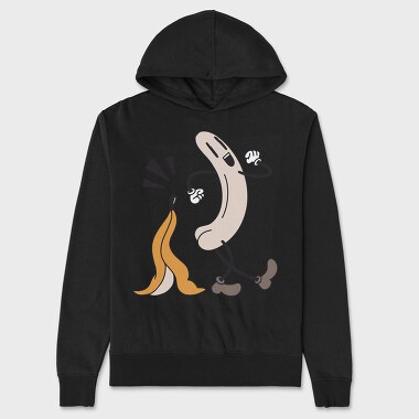 Naked Banana Retro, Unisex Men's Hoodie