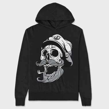 Marine Skull, Unisex Men's Hoodie