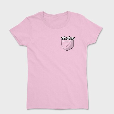 Panda Pocket, Women's T-Shirt