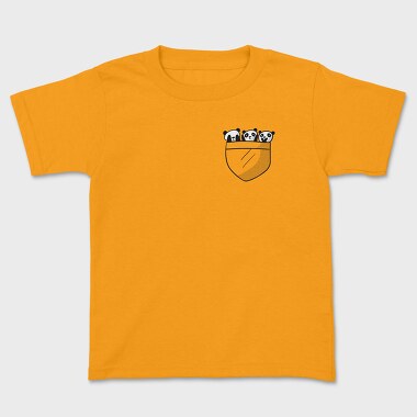 Panda Pocket, Kids' T-Shirt