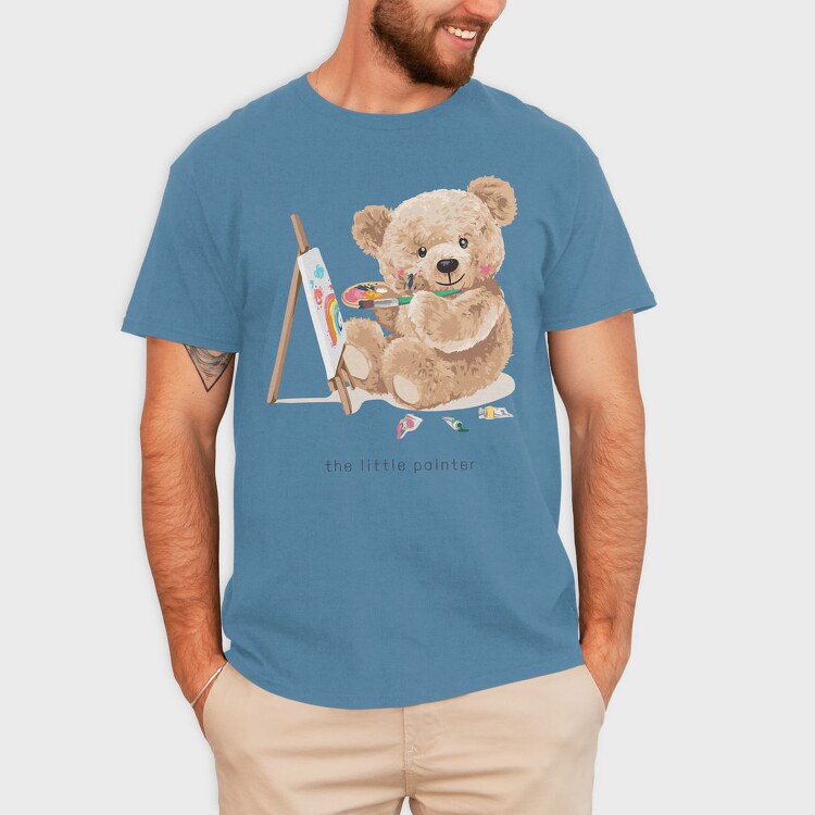 Wolf Moon Flowers, Unisex Men's T-Shirt