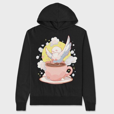 Dove and Coffee, Unisex Men's Hoodie