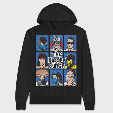 The Bloody Bunch Mortal Kombat, Unisex Men's Hoodie
