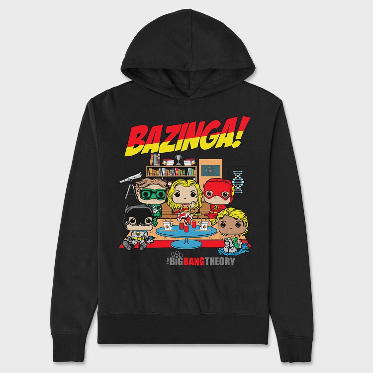 Bazinga Comics, Unisex Men's Hoodie
