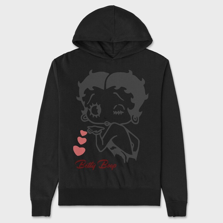 Betty Boop 66, Unisex Men's Hoodie