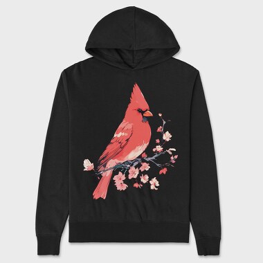 Bird Blossom, Unisex Men's Hoodie