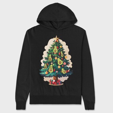 Avocado Christmas, Unisex Men's Hoodie