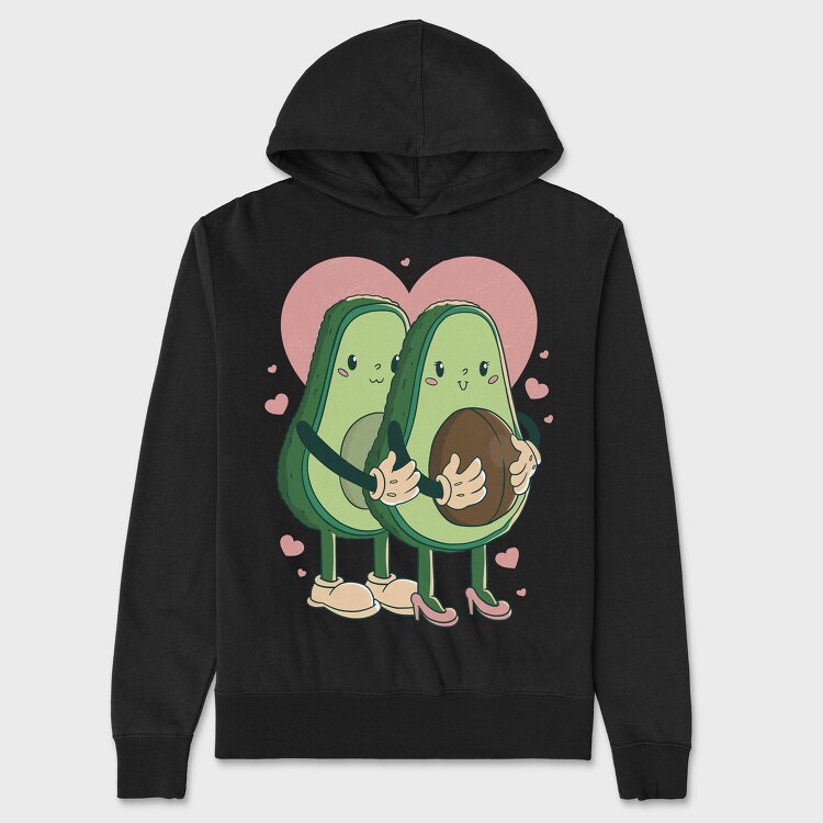 Avocados Love, Унисекс Мъжко Суичър
