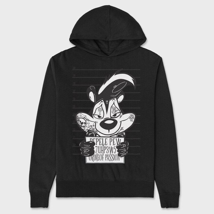 Prisoner Pep Le Pew, Унисекс Мъжко Суичър