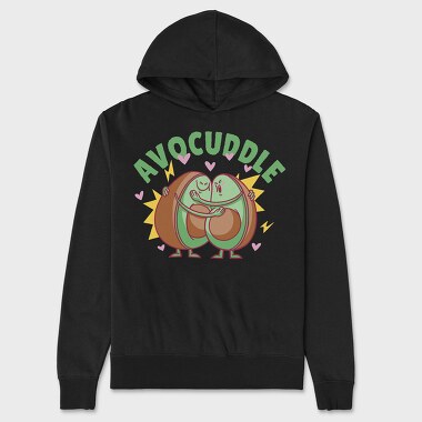 Avocuddle, Unisex Men's Hoodie