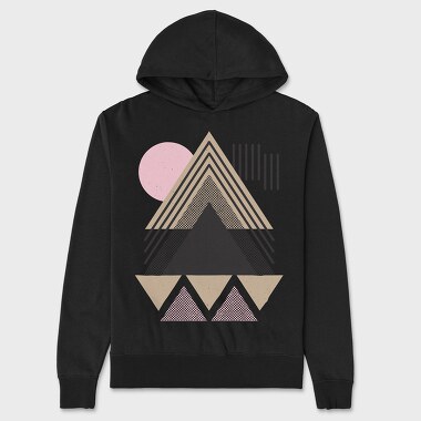 Abstract Geometric, Unisex Men's Hoodie