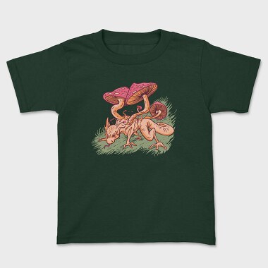 Kids' T-Shirt, Mushroom Dragon