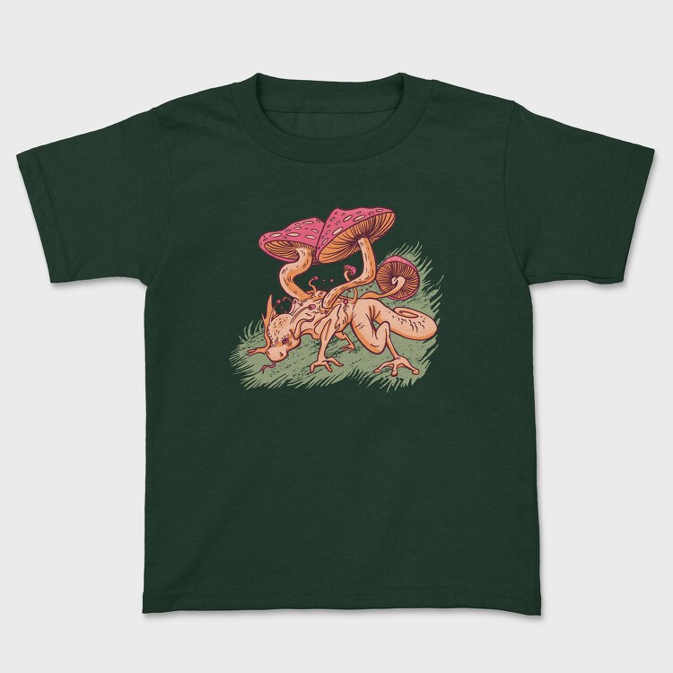 Mushroom Dragon, Kids' T-Shirt