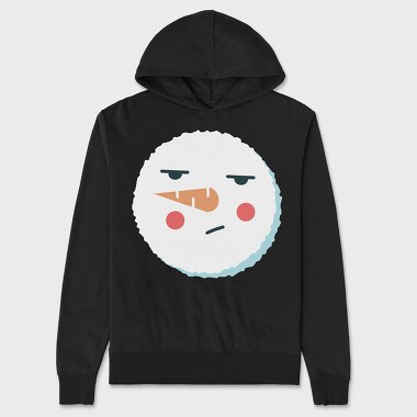 Christmas Snowman Faces 9, Unisex Men's Hoodie