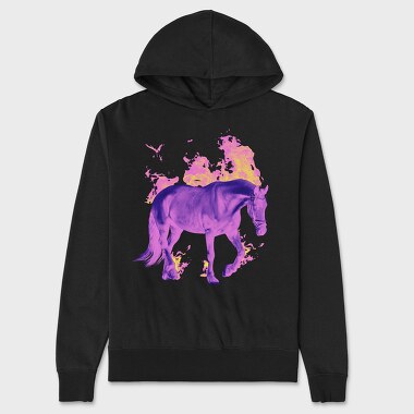 Fire Horse, Unisex Men's Hoodie